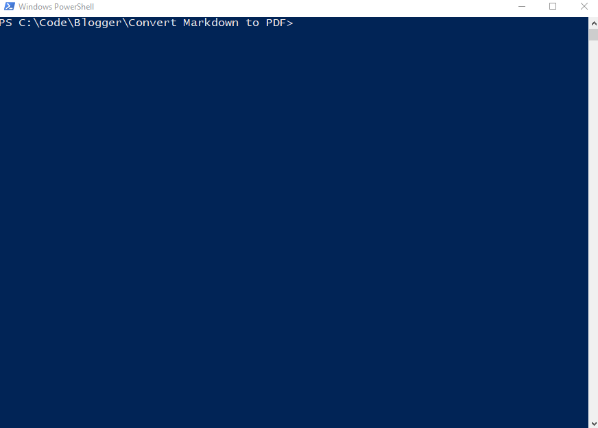Create Folder and Run init