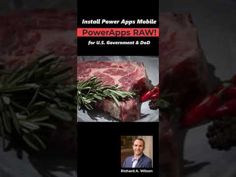 Install PowerApps Mobile for U.S. Government and DoD