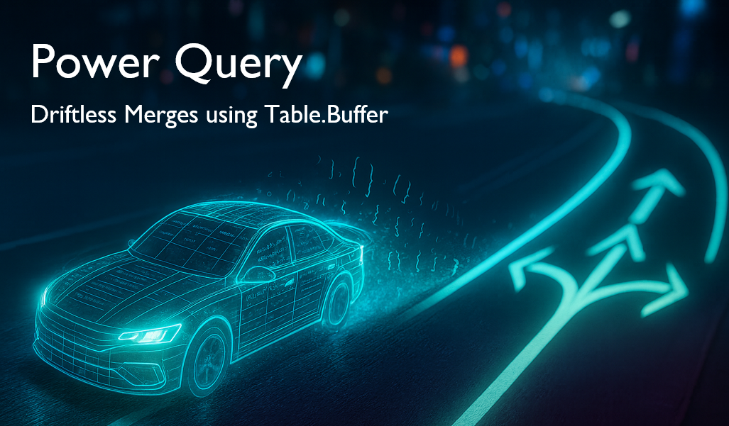 Power Query: Driftless Merges using Table.Buffer