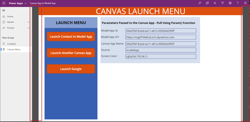 App with Lock aspect ratio on